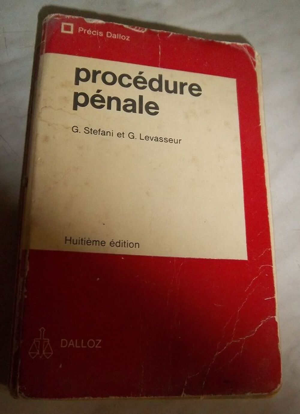 Proc&eacute;dure p&eacute;nale huiti&egrave;me &eacute;dition Livres et BD