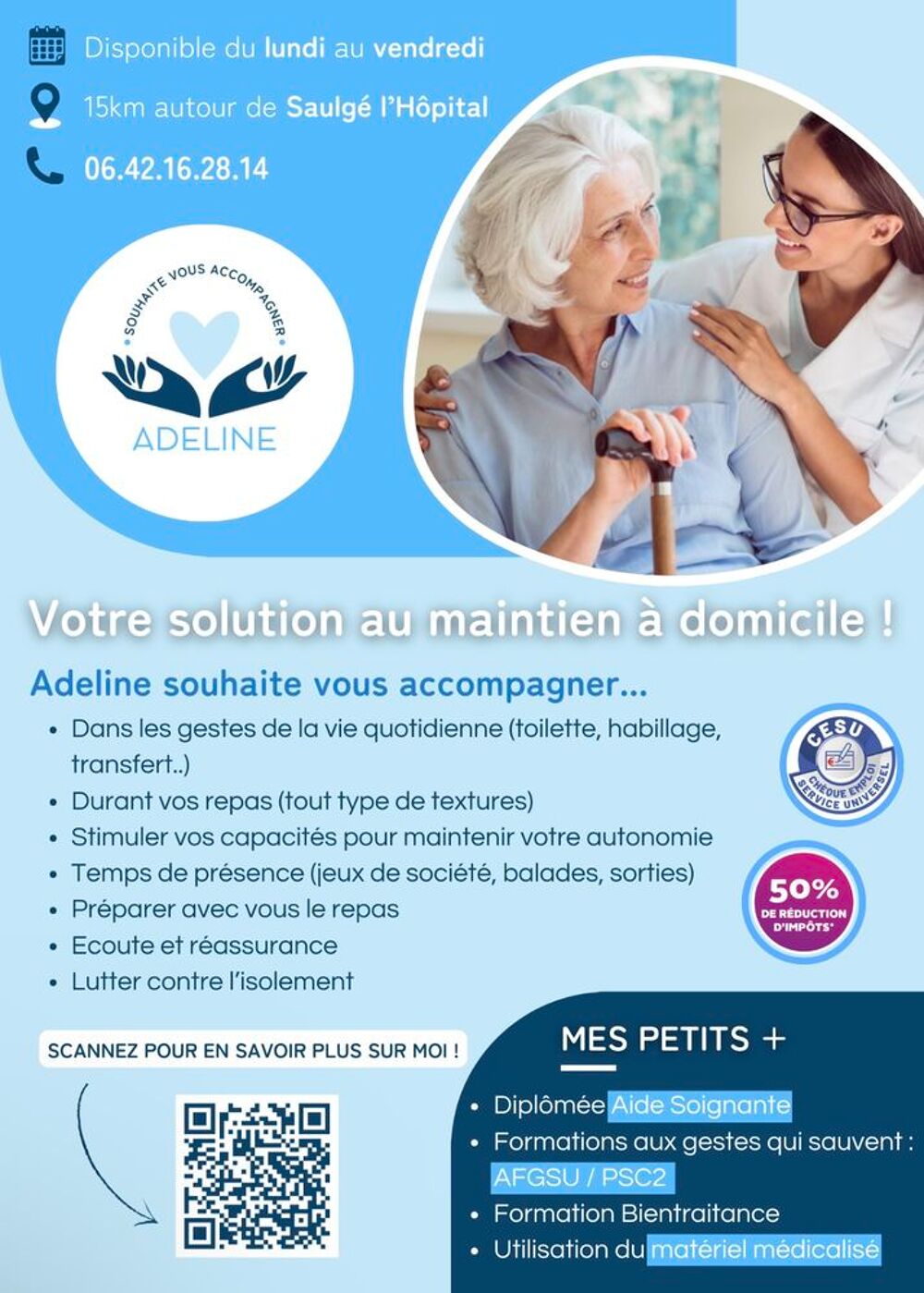   Aide soignante CESU 