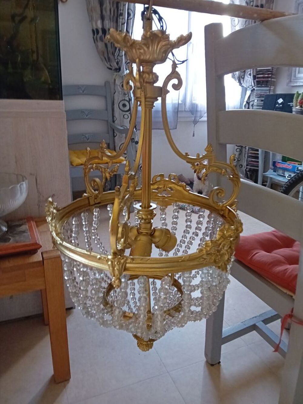 Lustre corbeille de Napol&eacute;on lll. 