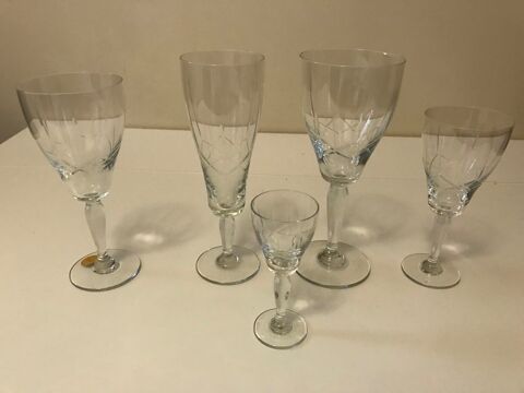 60 verres  pied Cristallin 80 Nice (06)