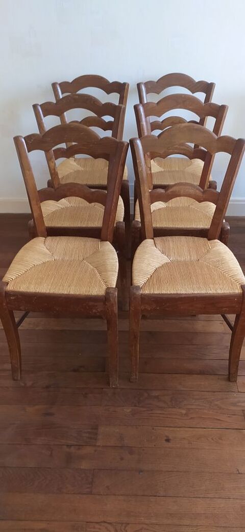 14 chaises pailles 50 Polliat (01)