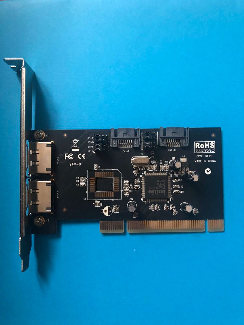 Carte d'expansion PCI 2 x SATA 2 x eSATA MCI Ct-1414bp Matériel informatique