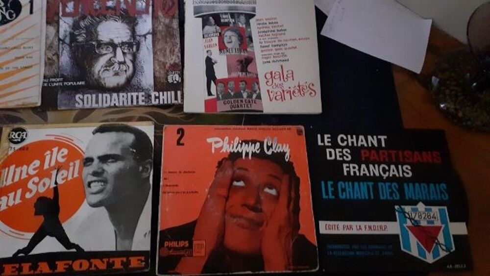 lot de 63 disques vinyl CD et vinyles