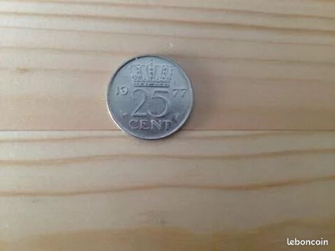 Pièce de monnaie - 25 Cents 1977 (Pays-Bas) 2 Dijon (21)