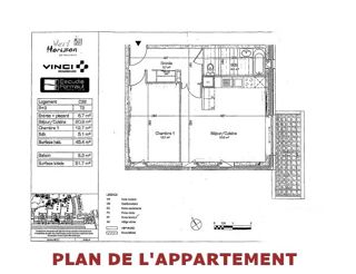  Appartement � vendre 2 pi�ces 45 m�