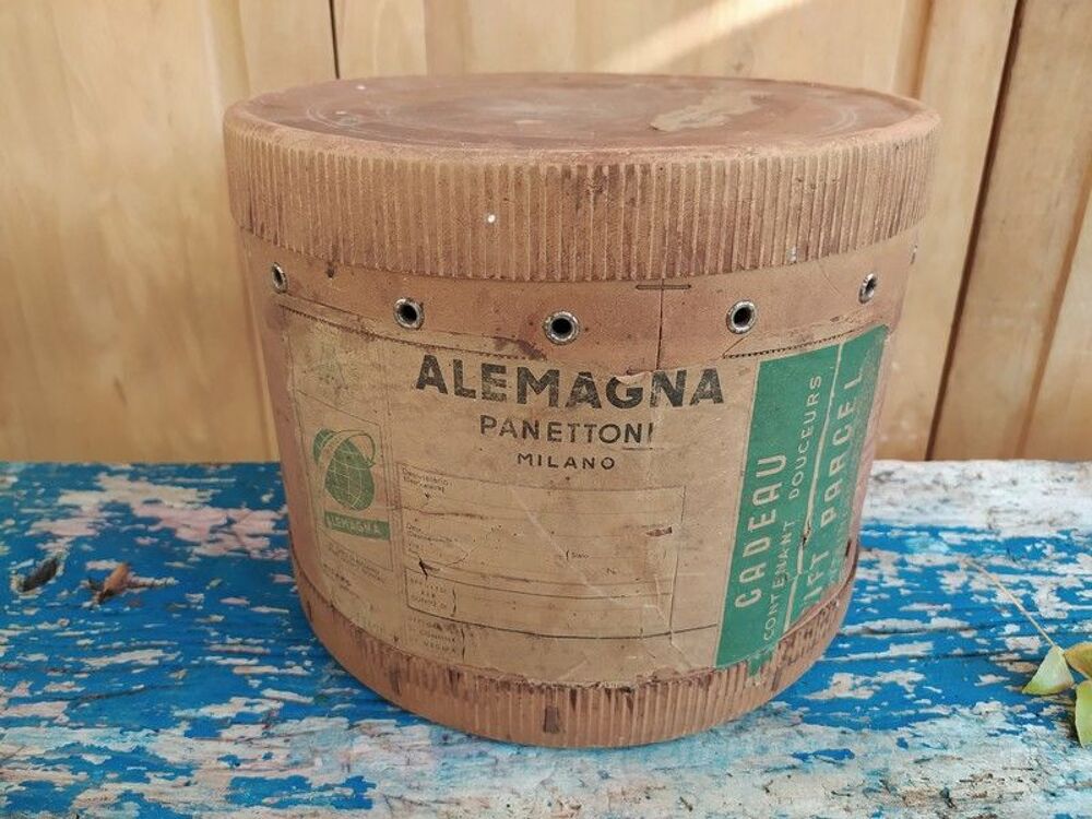 Boite de Panettone Carton Gioacchino Alemagna Milan ca1930 