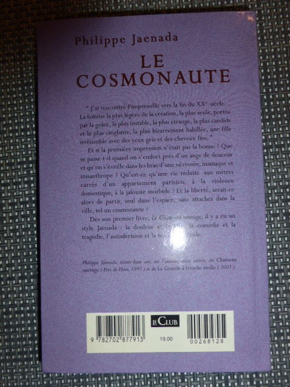 Le cosmonaute Philippe Jeanada Livres et BD