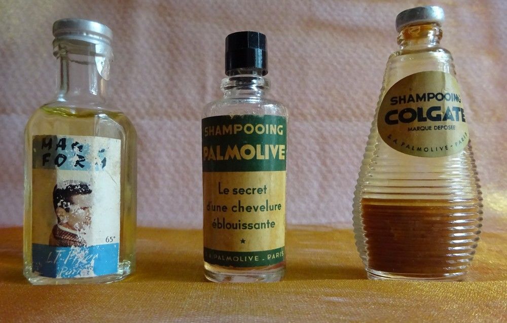 Flacons publicitaires COLGATE PALMOLIVE PIVER vintages 