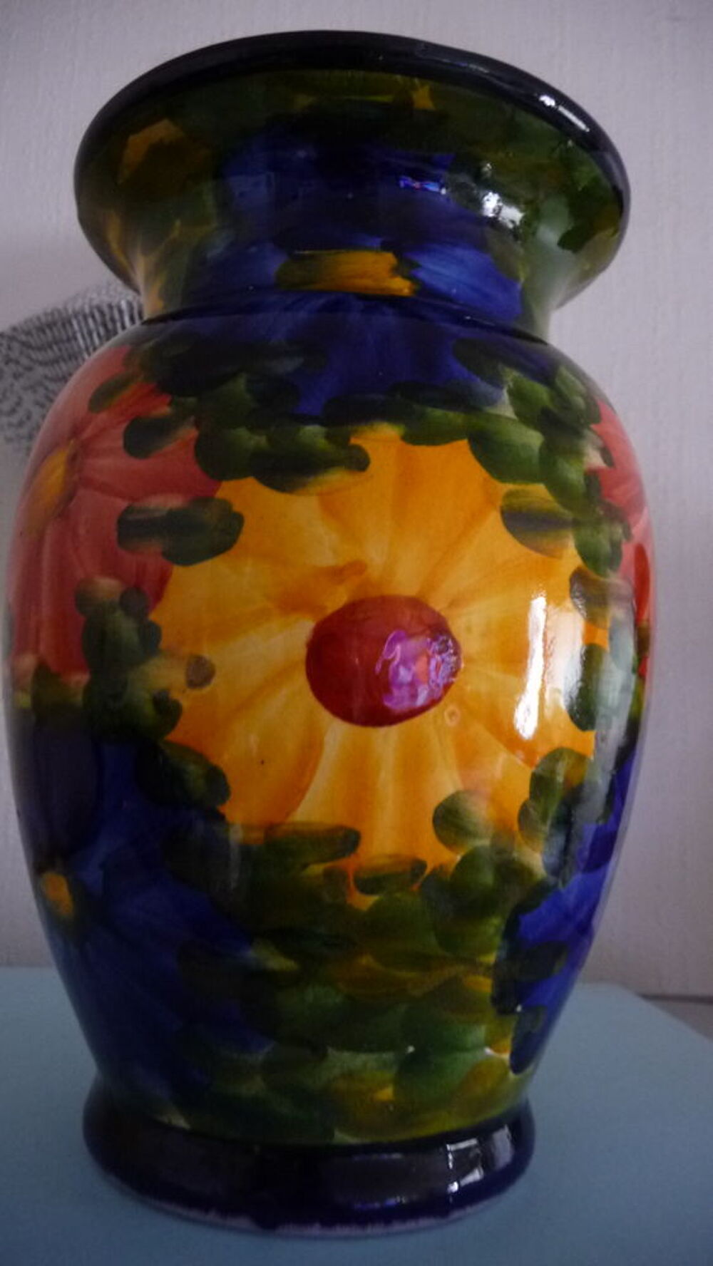 Vase c&eacute;ramique fleurs Décoration