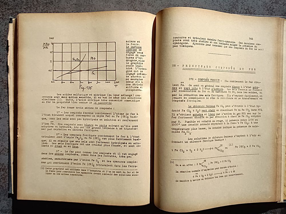 Livres anciens &agrave;‰cole Polytechnique 2 tomes CHIMIE 1922-1923 Livres et BD