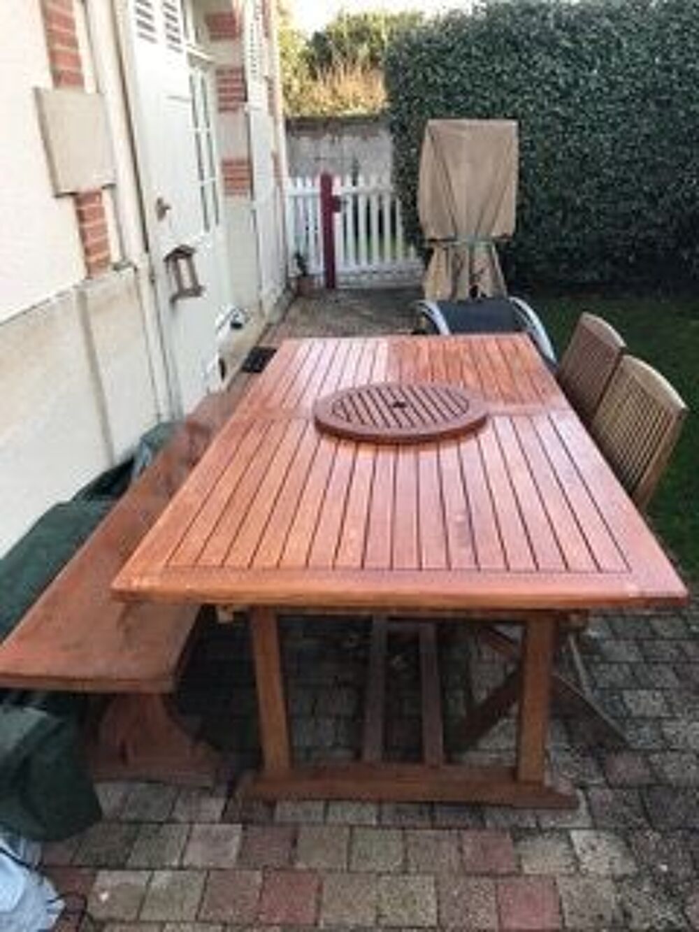 Table de jardin en teck Meubles