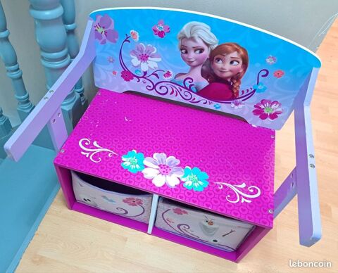 Bureau-Pupitre Banc en Bois  Reine des Neiges  15 Pornichet (44)