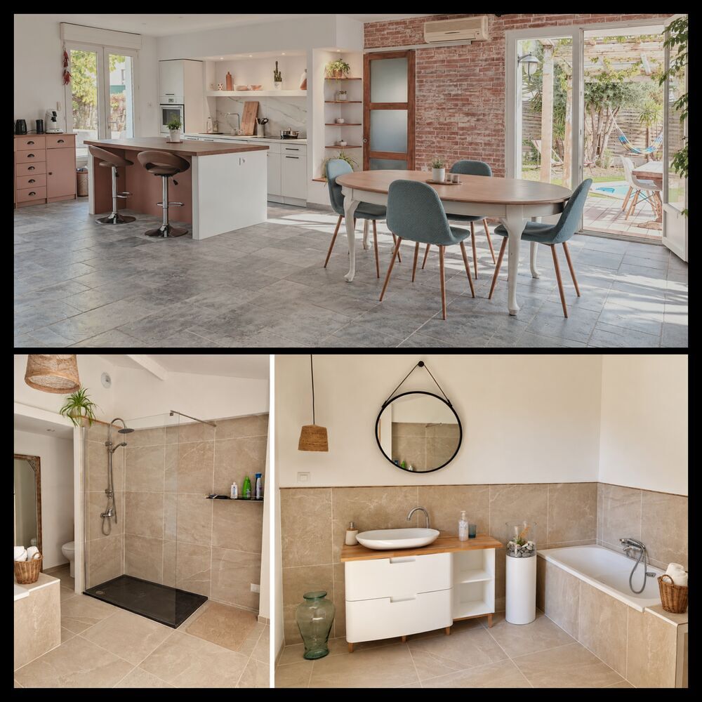 Vente Maison Plain-pied, très proche village, piscine, 3ch Poussan