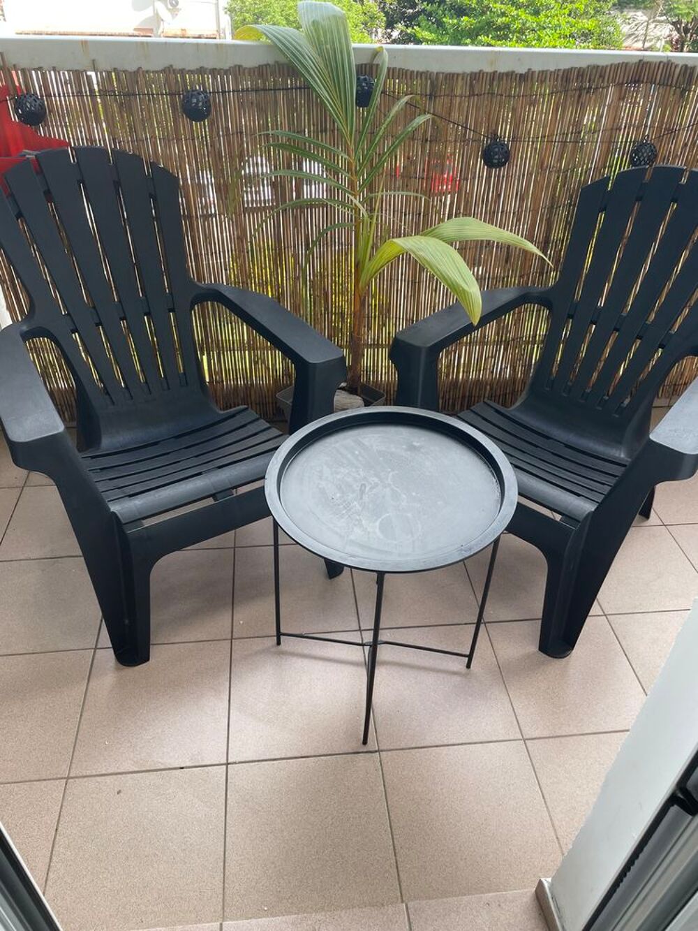 Ensemble 2 fauteuils + table Meubles