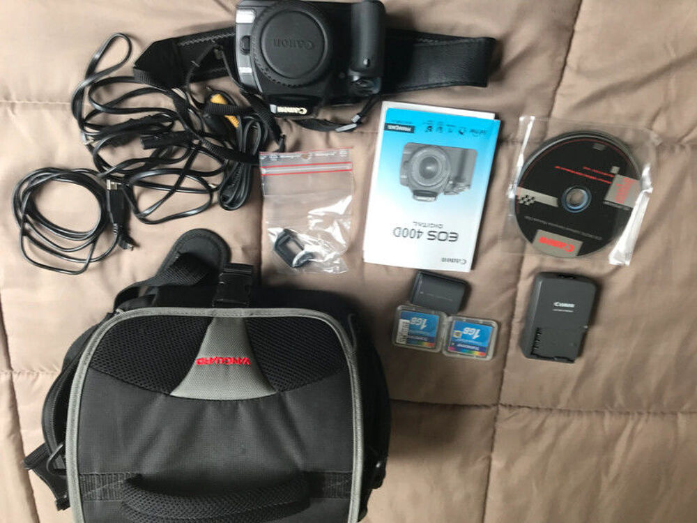 CANON Reflex EOS 400D - Noir + Canon EF-S 18-55mm f/3.5-5.6 Photos/Video/TV