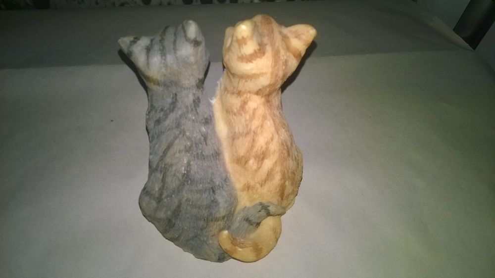 Statue chat duo
Excellent etat
Gris et rouquin
9 cm de ha Décoration