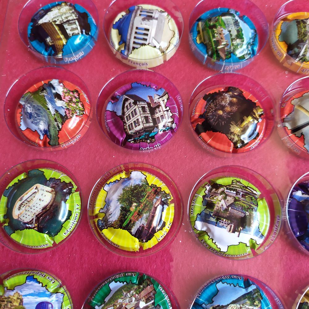 capsule serie complete de 120 departements francais 