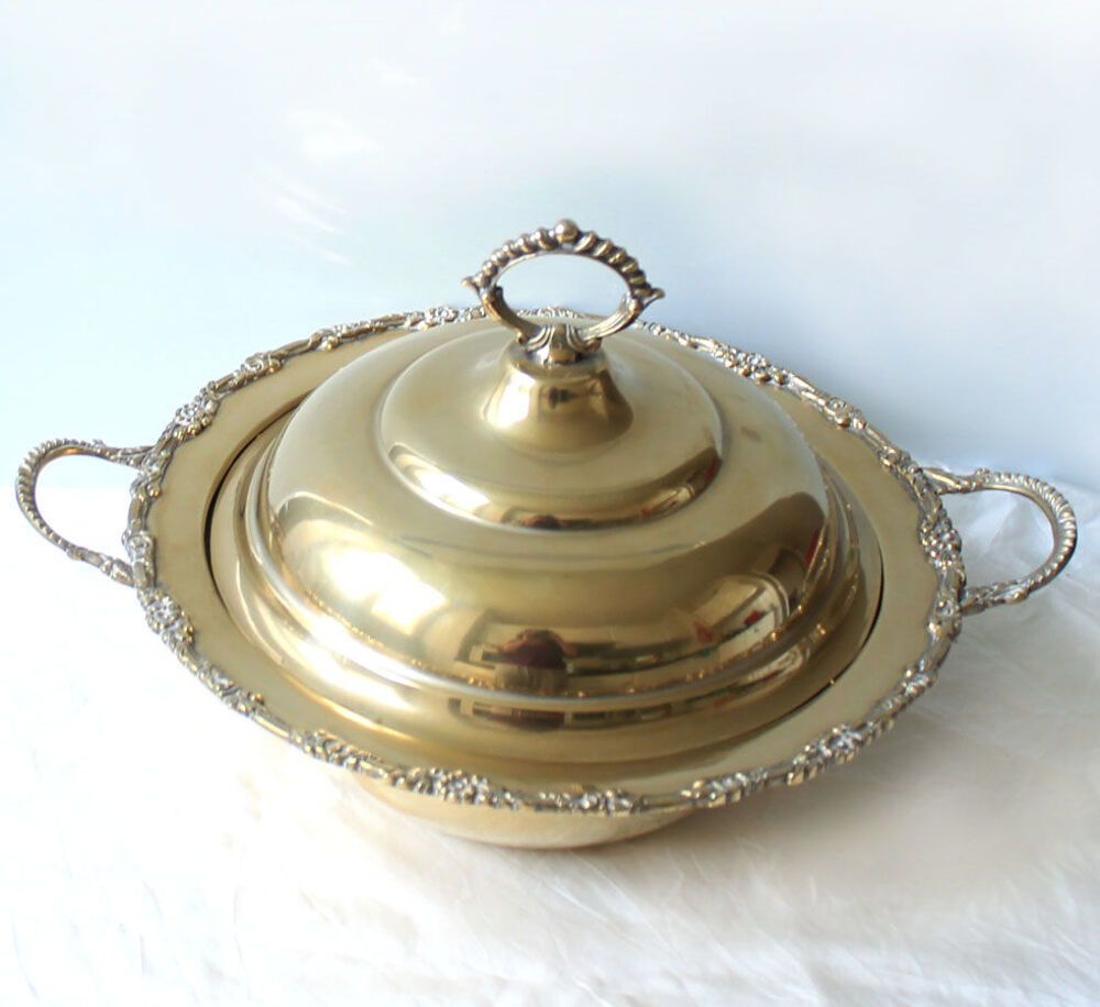 ANCIEN L&Eacute;GUMI&Egrave;RE EN CUIVRE COUPE A FRUITS LOUIS XVI VINTAGE Cuisine