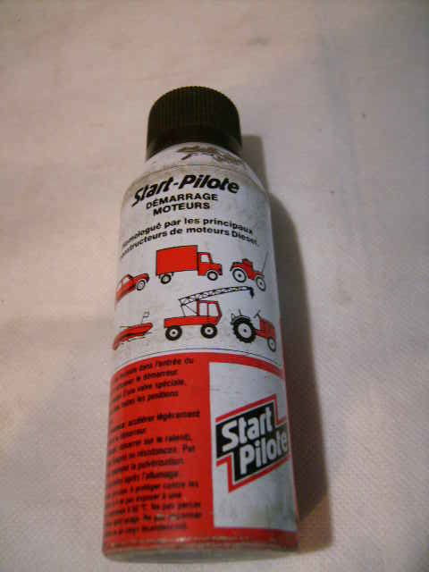 Bombe d�marrage moteur ''START PILOTE'' 15 Wolxheim (67)