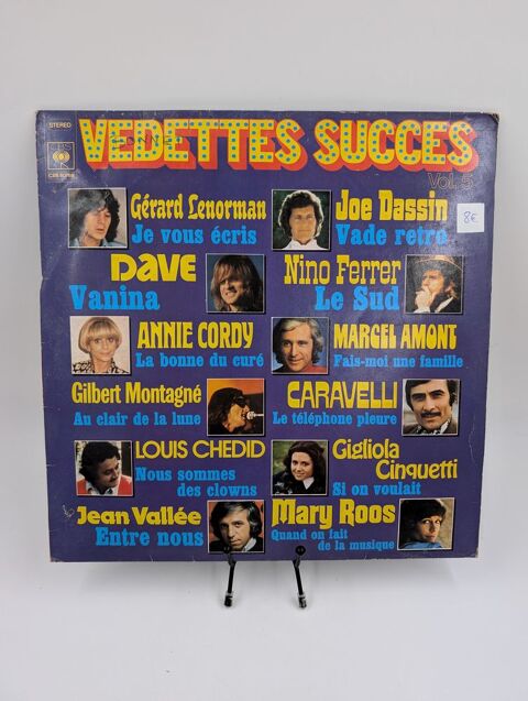 Vinyle 33 tours Vedettes Succès Vol. 5 (Gérard Lenorman...) 7 Vulbens (74)
