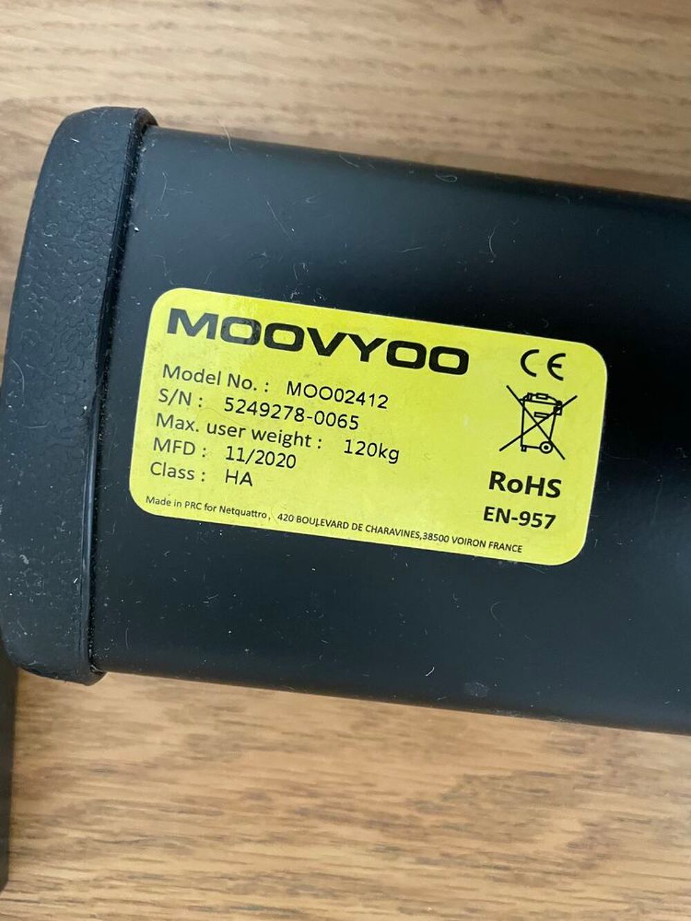 v&eacute;lo elliptique mooveo krypton Sports
