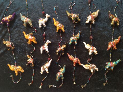 7 MOBILE D�CO �L�PHANTS � SUSPENDRE CLOCHETTE Envoi Possible 20 Tr�gunc (29)