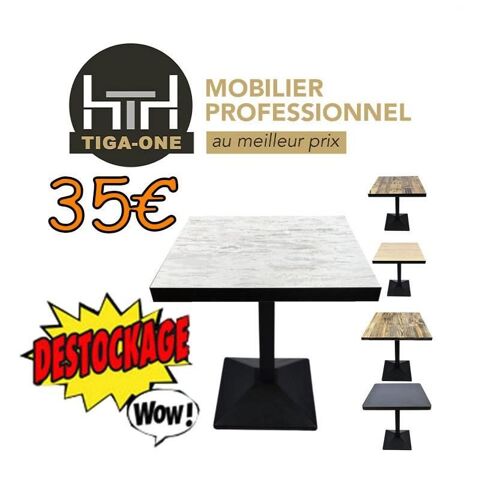 Table Pizzeria 60x60 ou 70x70 34000 Montpellier