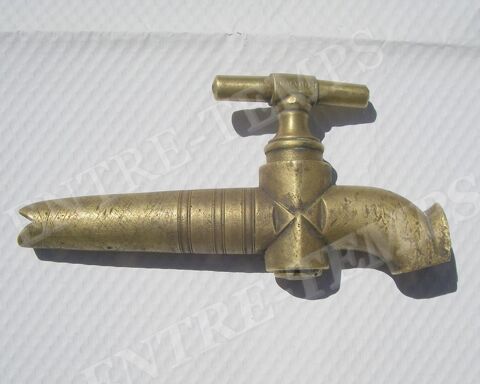 ANCIEN PETIT ROBINET BRONZE CUVE A VIN GARDON A.MACON 17 Sergines (89)