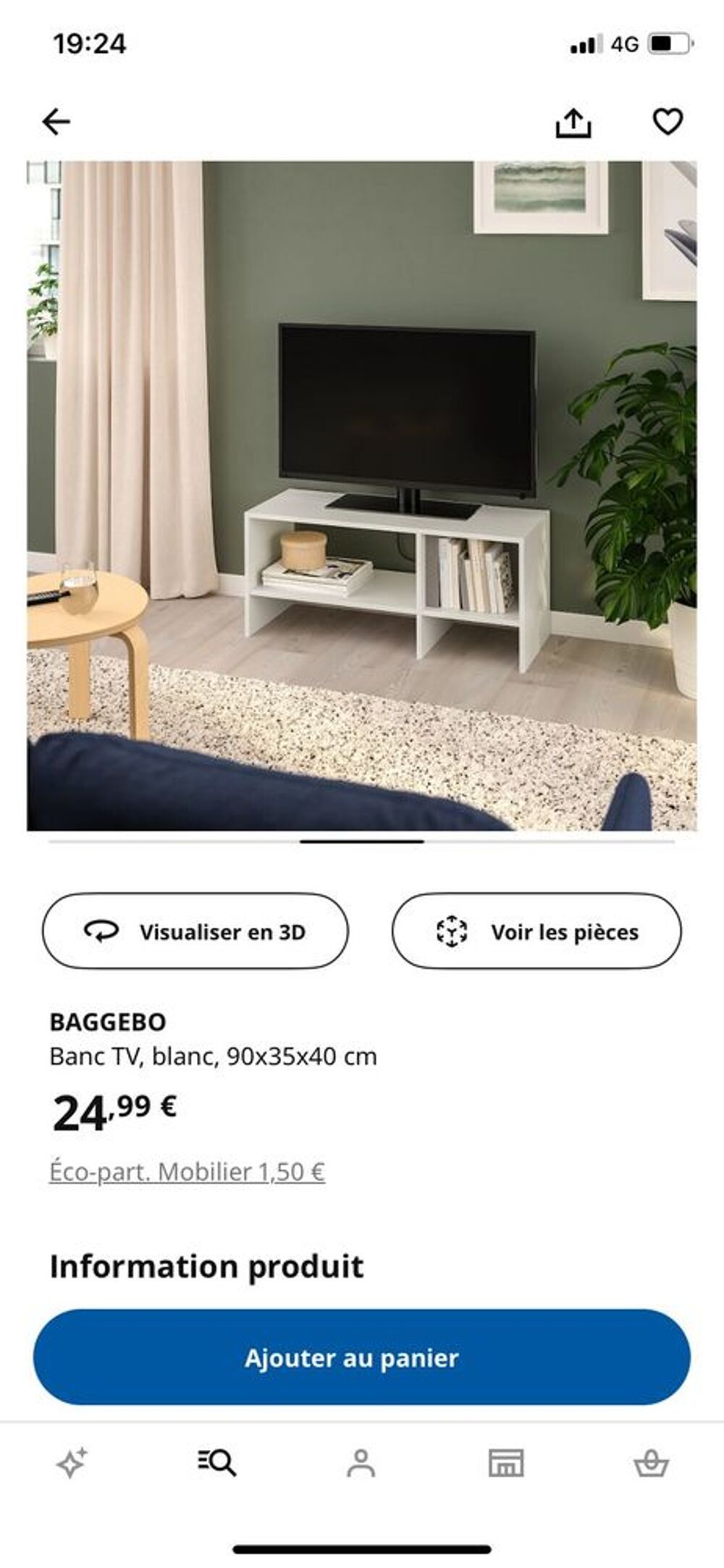 meuble TV IKEA BAGGERO Meubles