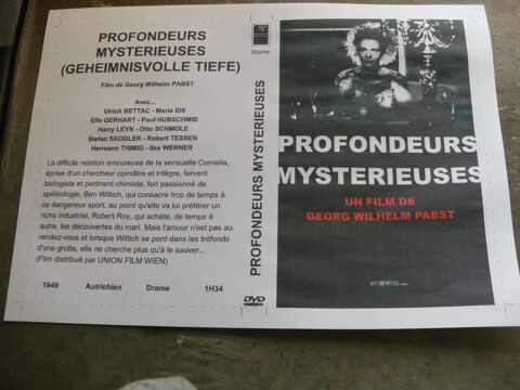 Film :   Profondeurs mysterieuses   40 Saint-Médard-en-Jalles (33)