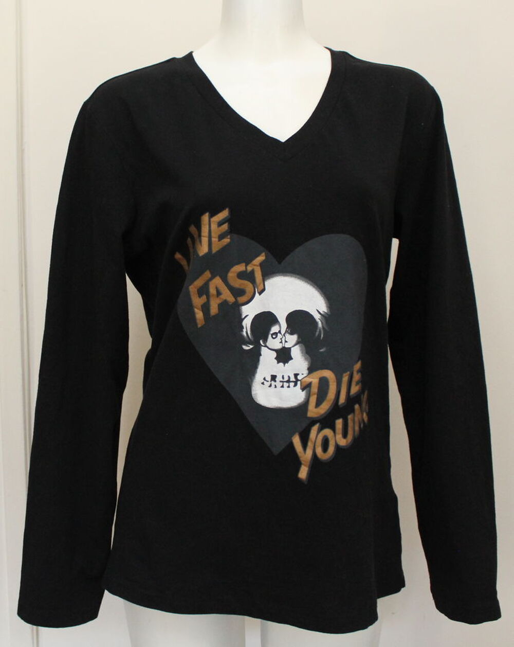 T Shirt Live Fast Die Young JOHN GALLIANO T.XL Vêtements