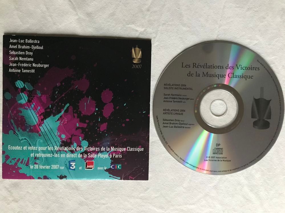 CD R&eacute;v&eacute;lations Victoires Musique Classique 2007 CD et vinyles