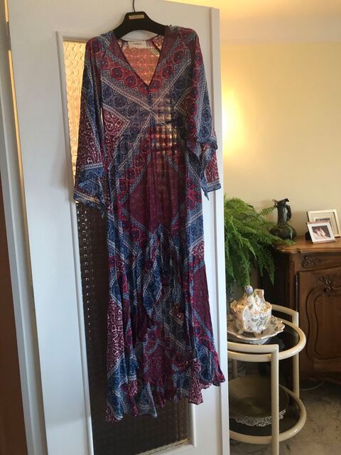 Trs jolie robe longue bohmienne BA & SH, porte 2 fois 50 Le Cannet (06)
