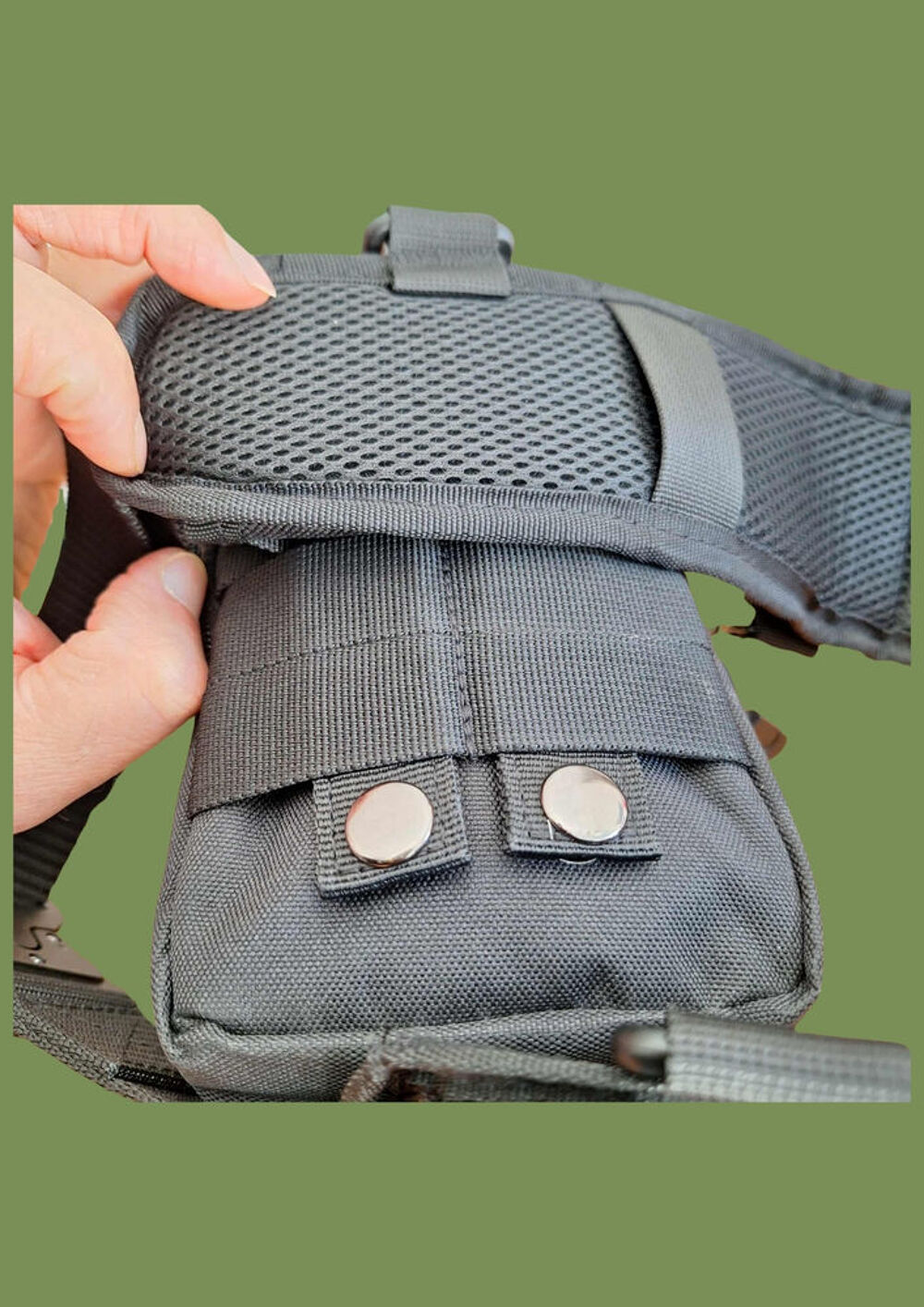 Ceinture tactique + sur-ceinture MOLLE + sacoche + accessoir Vêtements