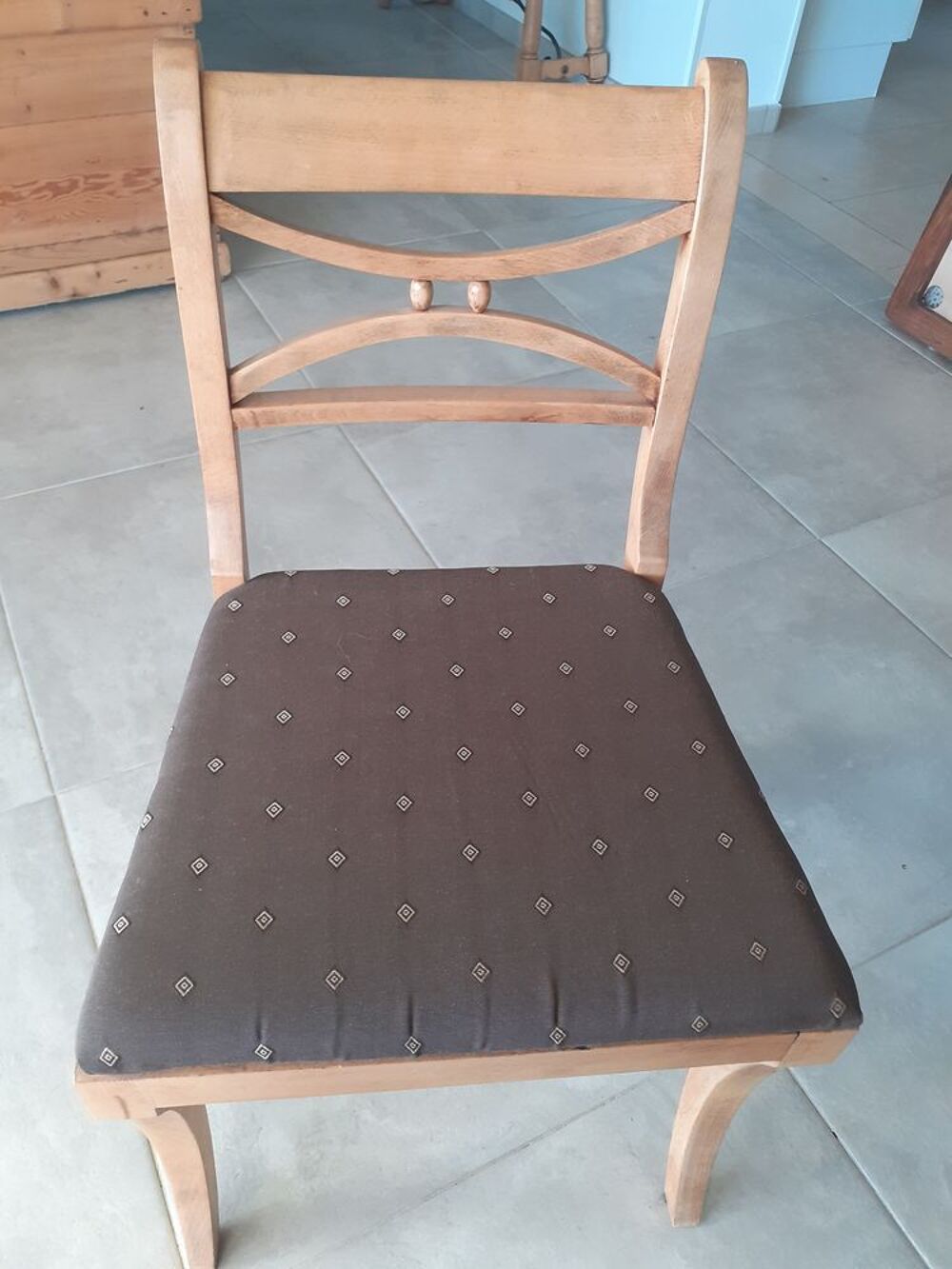 Grande table en noyer espagnol et 6 chaises Meubles