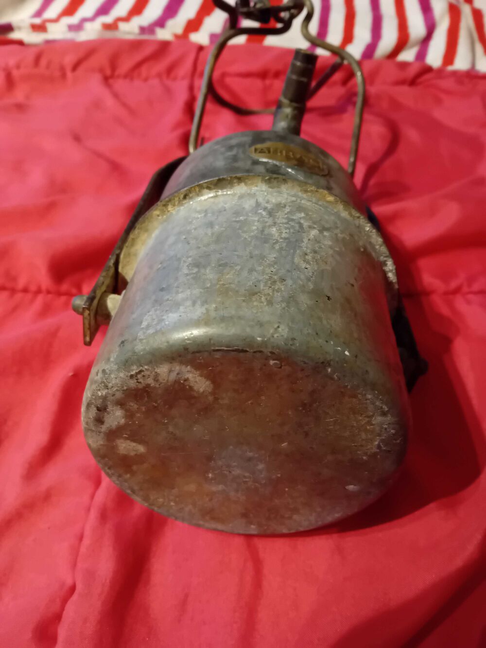 LAMPE DE MINEUR ANCIENNE ACETHYLENEf 