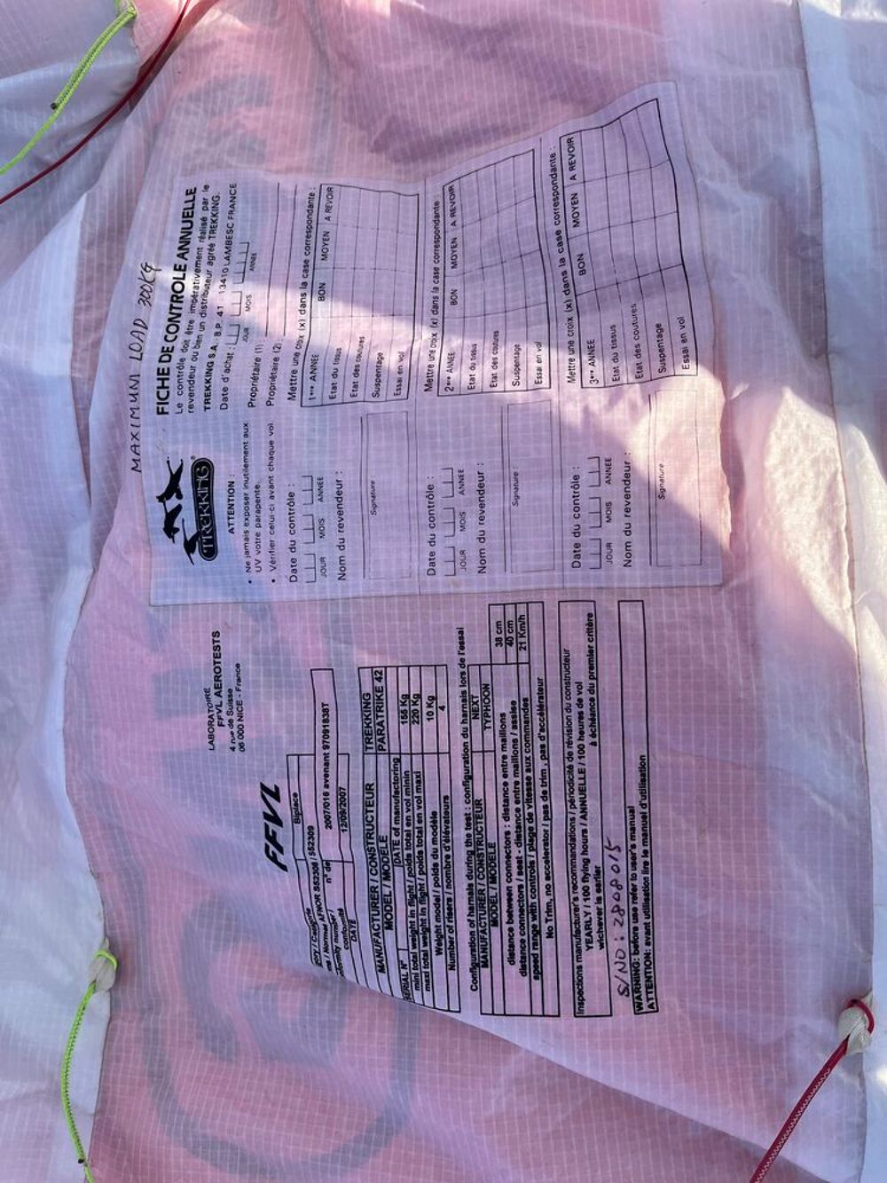 Voile Paramoteur trekking Sports