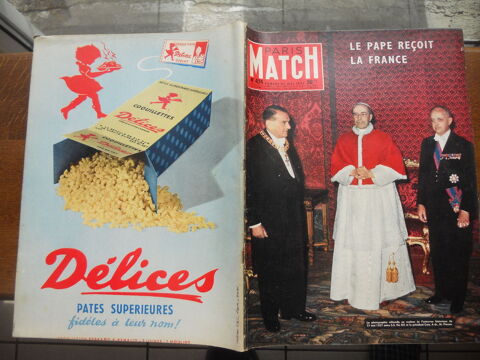 PARIS MATCH LE PAPE REOIT LA FRANCE 1957 3 Tours (37)