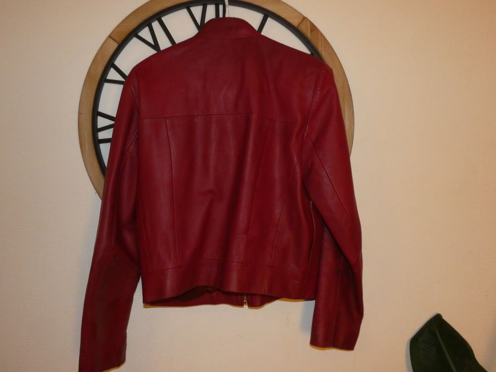 blouson cuir femme style "motard" Vêtements