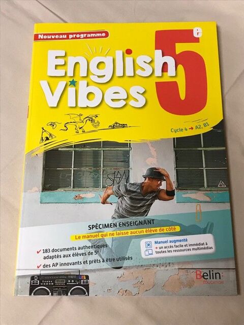 Livre Anglais English Vibes Niveau 5ème 11 Strasbourg (67)