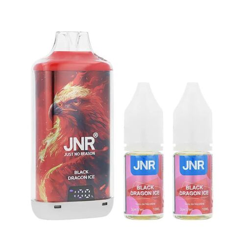Puff Rechargeable Falcon-X Plus Black Dragon Ice JNR Nice (06)