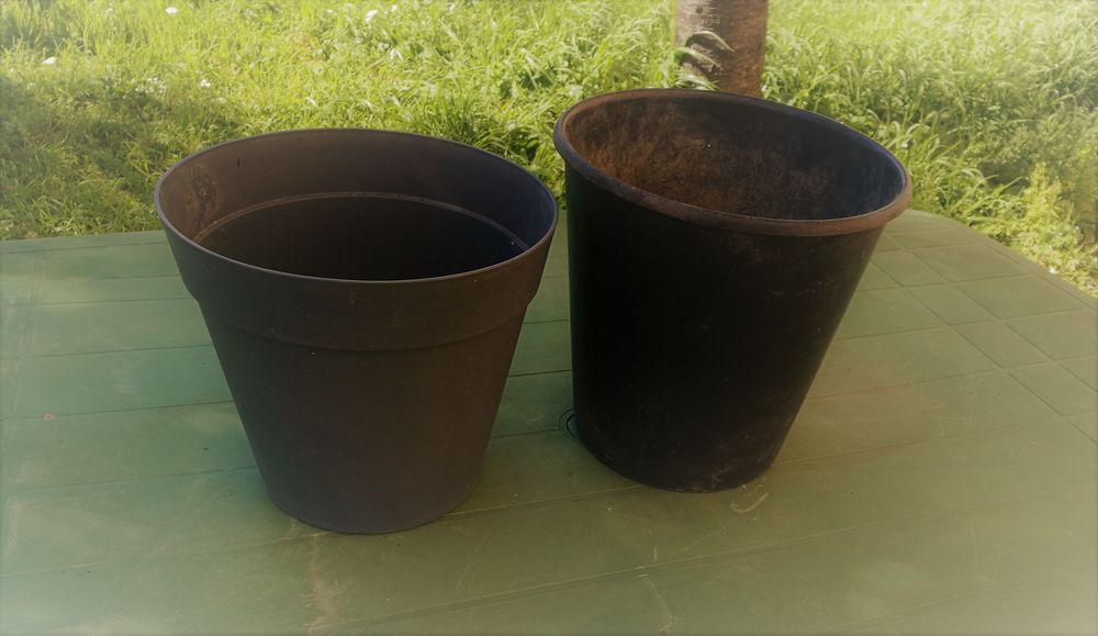 2 Pots de fleurs Jardin