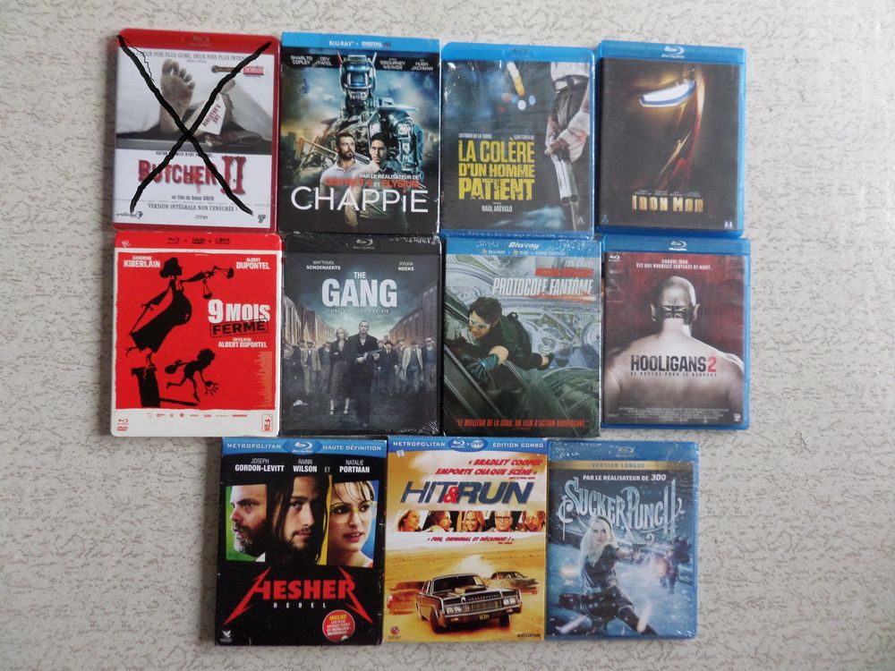 Blu ray ( bluray ) divers &agrave; 3 euros ( envoi possible ) DVD et blu-ray