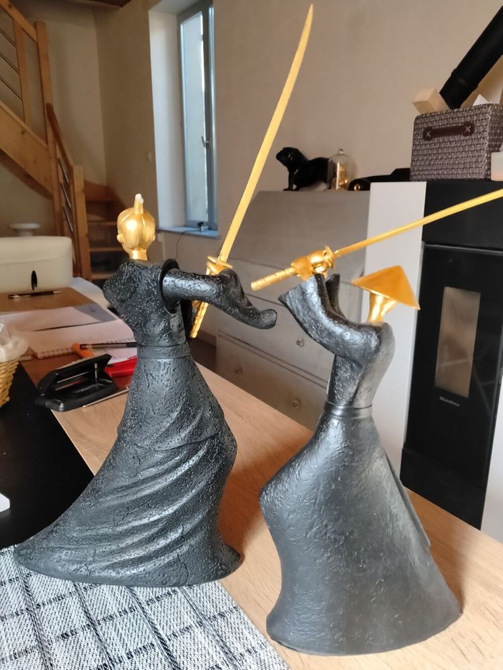 STATUETTES SAMOURA&Iuml; Décoration