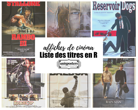 Affiches originales de cin�ma : Films en R (partie 1) 0 Montpellier (34)