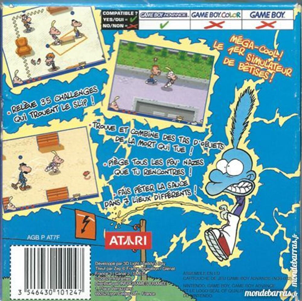 Jeu Nintendo DS/GBA "Titeuf, Ze Gag Machine" (26) Consoles et jeux vidéos