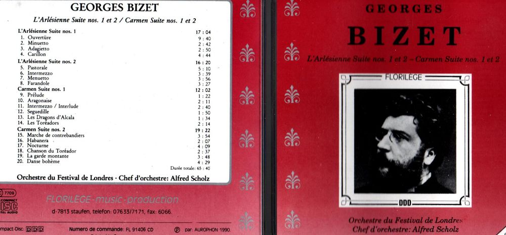 6 CD AUDIO du genre classique CD et vinyles