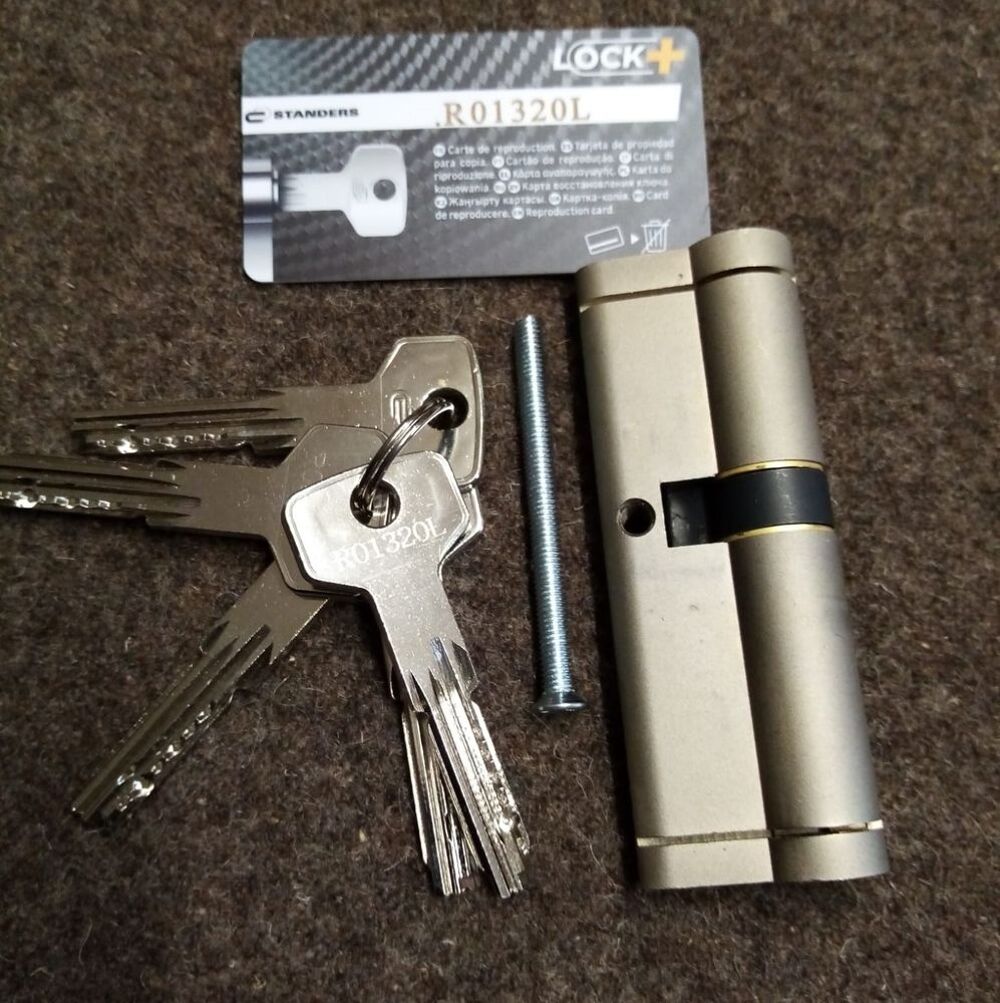 cylindre de serrure 40 x 50 mm avec 5 clefs jamais servi Bricolage