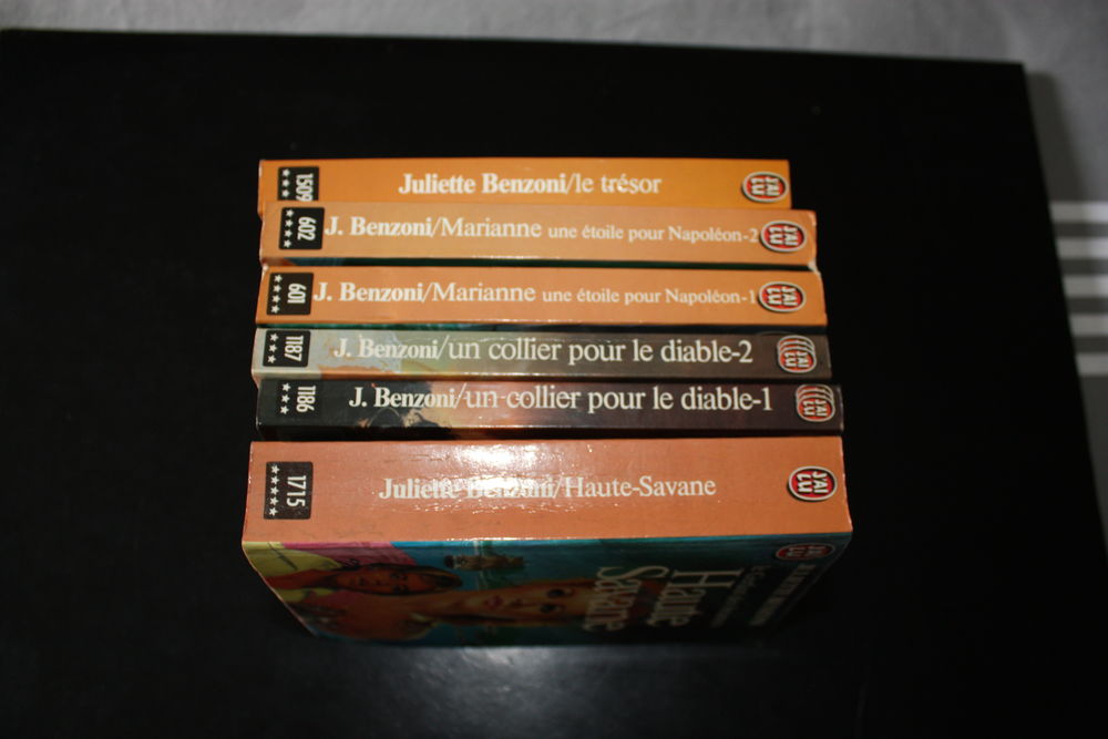 6 LIVRES JULIETTE BENZONI - Collection J'AI LU - Livres et BD