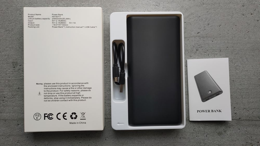 Power Bank (Batterie Externe) - Design &amp; Compact.
Matériel informatique